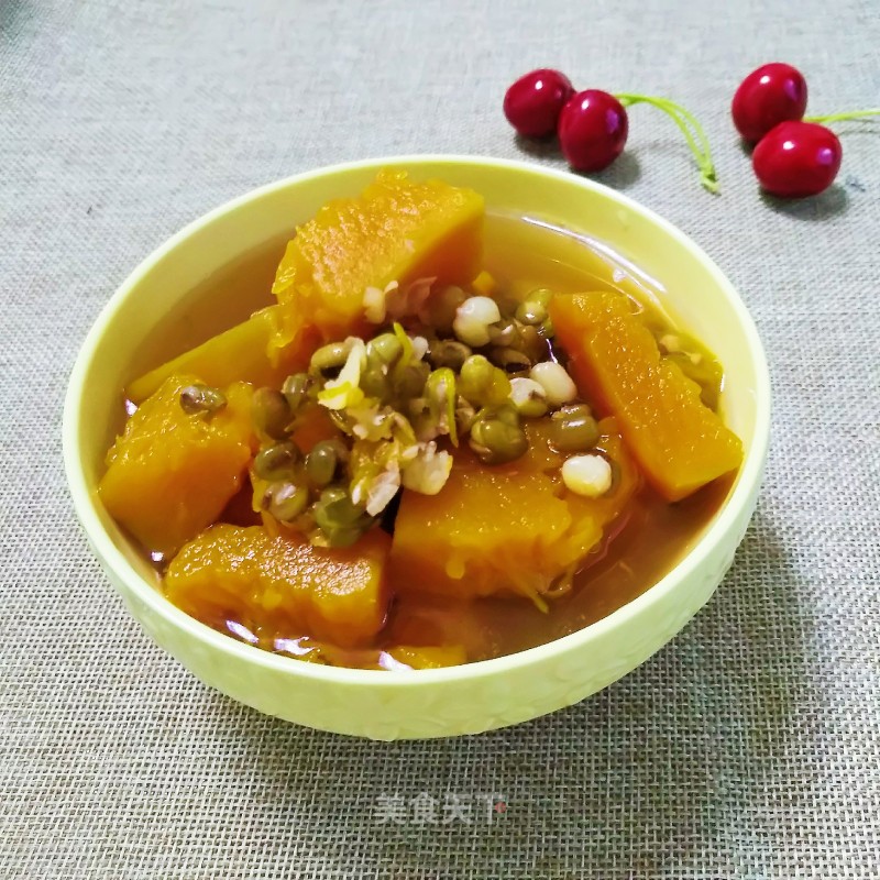 Pumpkin Mung Bean Soup recipe