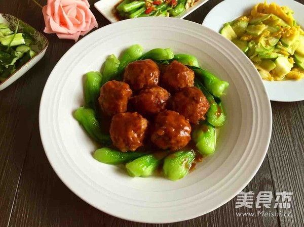 Meat Ball with Soy Sauce recipe