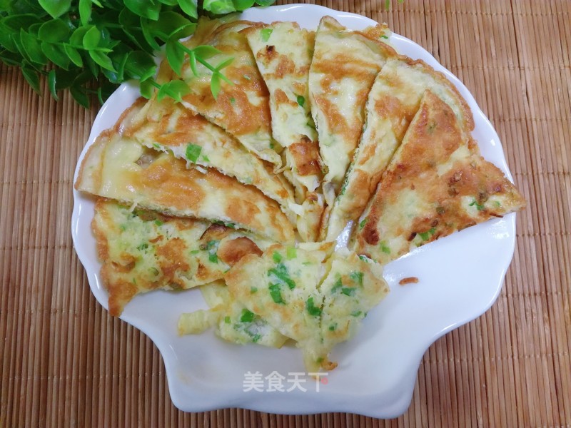 #蛋美食#green Onion Goose Omelette recipe