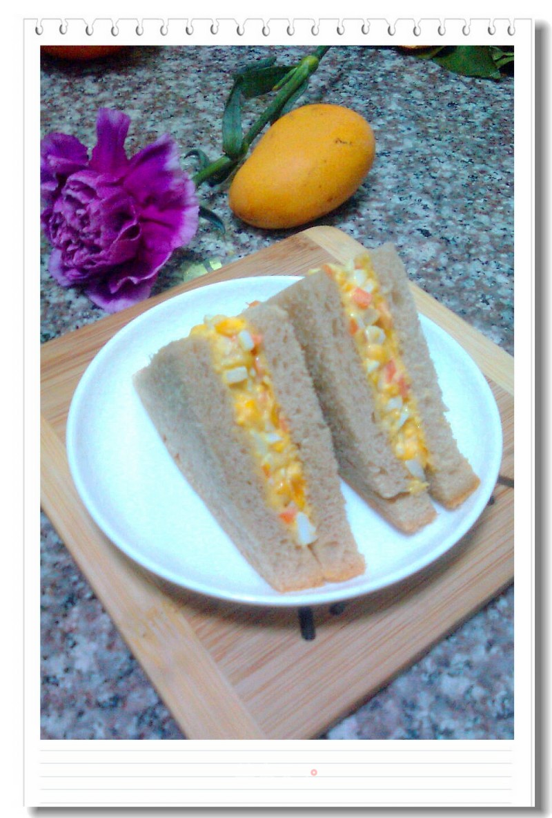 Egg Whole Wheat Sandwich recipe