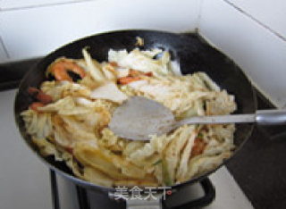 Stir-fried Cabbage with Shrimp recipe