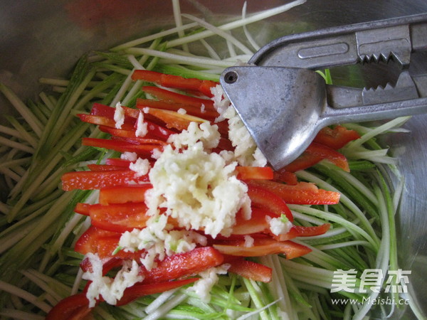 Shredded Zucchini Salad recipe