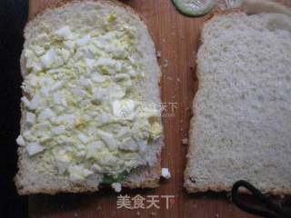 Cucumber Egg Sandwich recipe