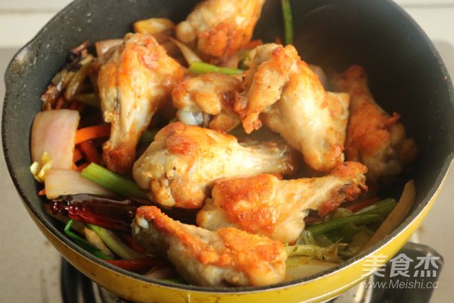 Spicy Chicken Wing Root recipe