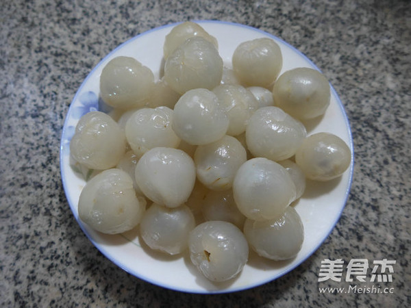 Raisin, Egg, Lychee recipe