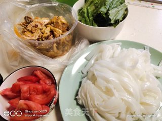 Shredded Chicken Fried Hor Fun recipe