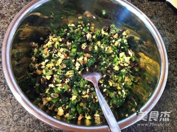 Black Bean Noodles and Cabbage Vegetarian Dumplings recipe