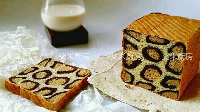 #柏翠大赛#mocha Leopard Toast recipe