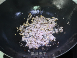 Quick Home Cooking-fried Winter Melon with Shiitake Mushrooms and Minced Meat recipe