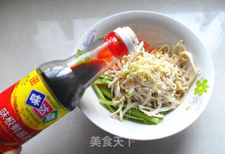 Enoki Mushroom Mixed with Shredded Chicken recipe