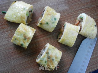 #trust之美#kimchi Egg Roll recipe