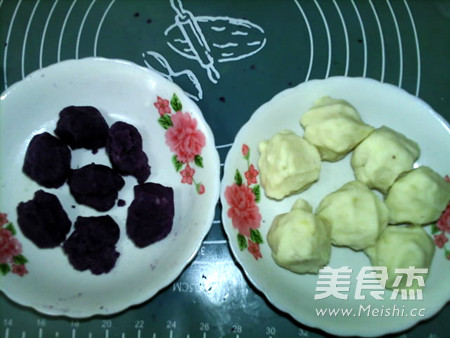 Honey Purple Potato Yam Cake recipe