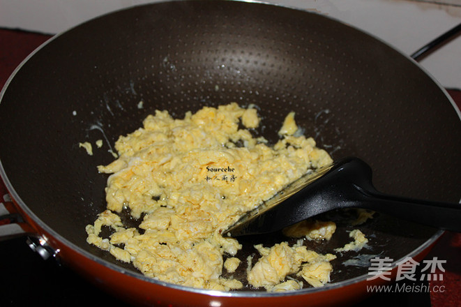 Scrambled Eggs with Scallions recipe