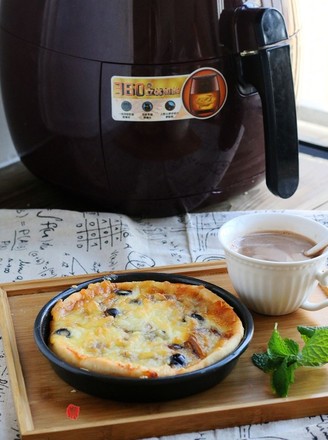 Tuna Black Olive Pizza in Air Fryer recipe