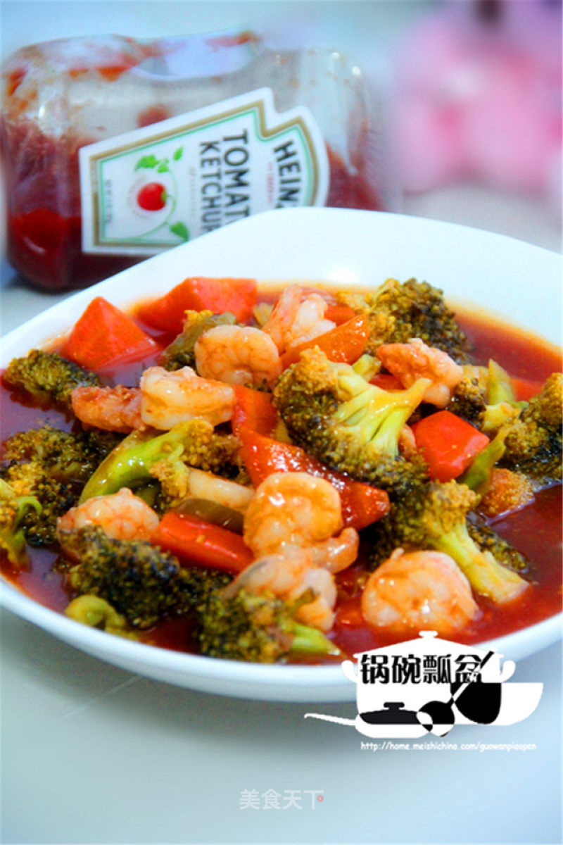 Shrimp and Broccoli in Tomato Sauce recipe