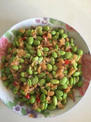 Green Peas and Dried Radish recipe