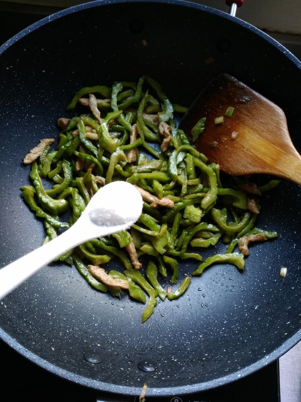 Stir-fried Pork with Bitter Gourd recipe