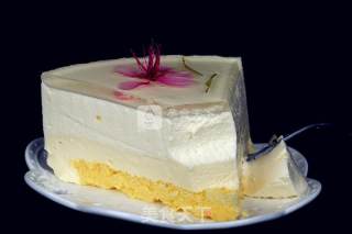 Peach Blossom Yogurt Cheese Mousse Cake recipe