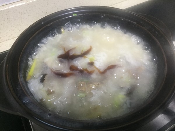 Mushroom Beef Congee recipe