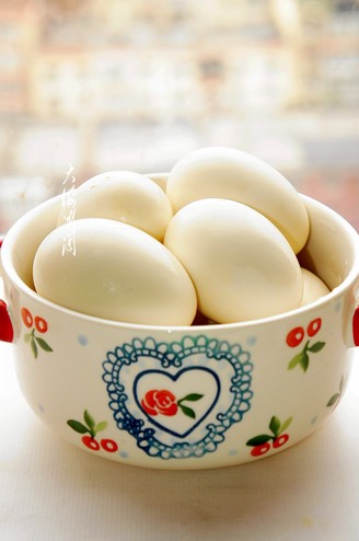 Homemade Salted Goose Eggs