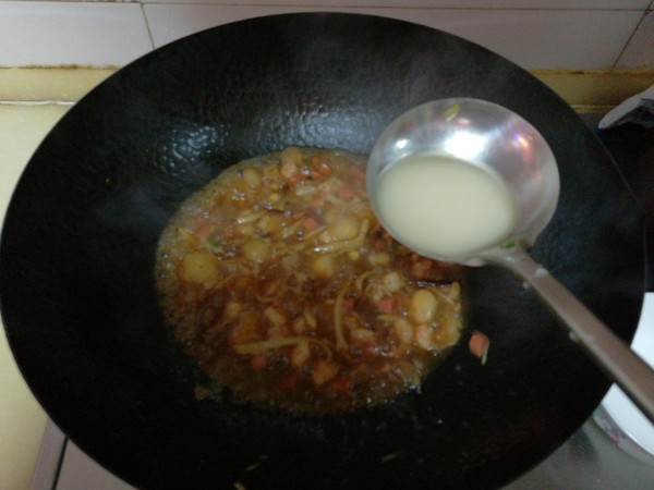 Seafood Stewed Rice Bowl recipe