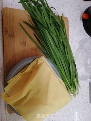 Leek Tofu Skin recipe