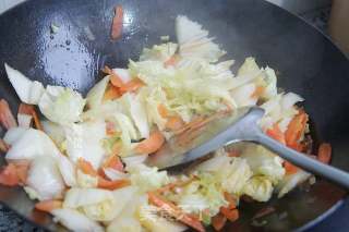 Stir Fried Carrots with Cabbage recipe