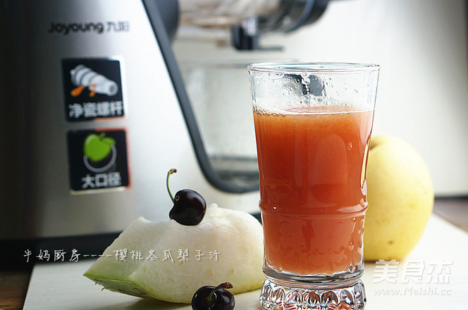 Cherry Winter Melon Pear Juice recipe