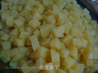 Vegetarian Fried Carrots, Celery, Diced Potatoes recipe