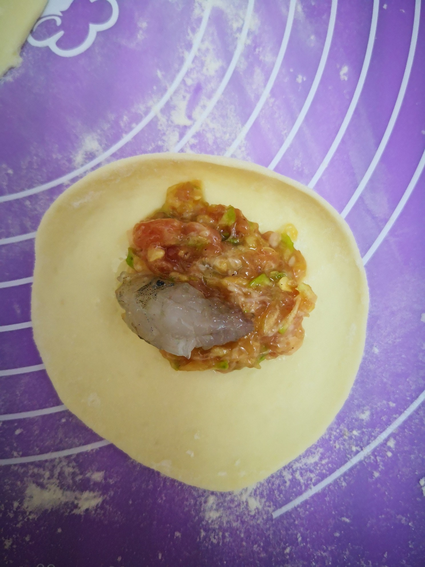 Pocket Shrimp Fillet and Melon Buns recipe