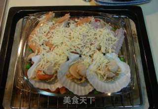 Baked Seafood Rice recipe