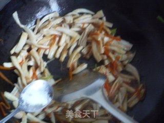Three Shredded Eryngii Mushrooms recipe