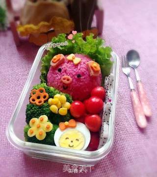 Cute Pig Bento recipe