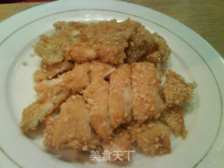 Fried Chicken Chop with Lime Sauce recipe