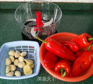 Homemade Garlic Chopped Pepper recipe