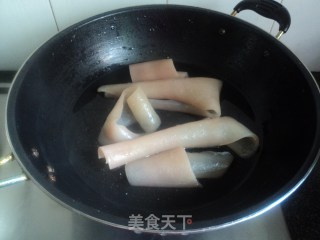 [the Skin of The Meat is Transformed into Squid Roll] recipe