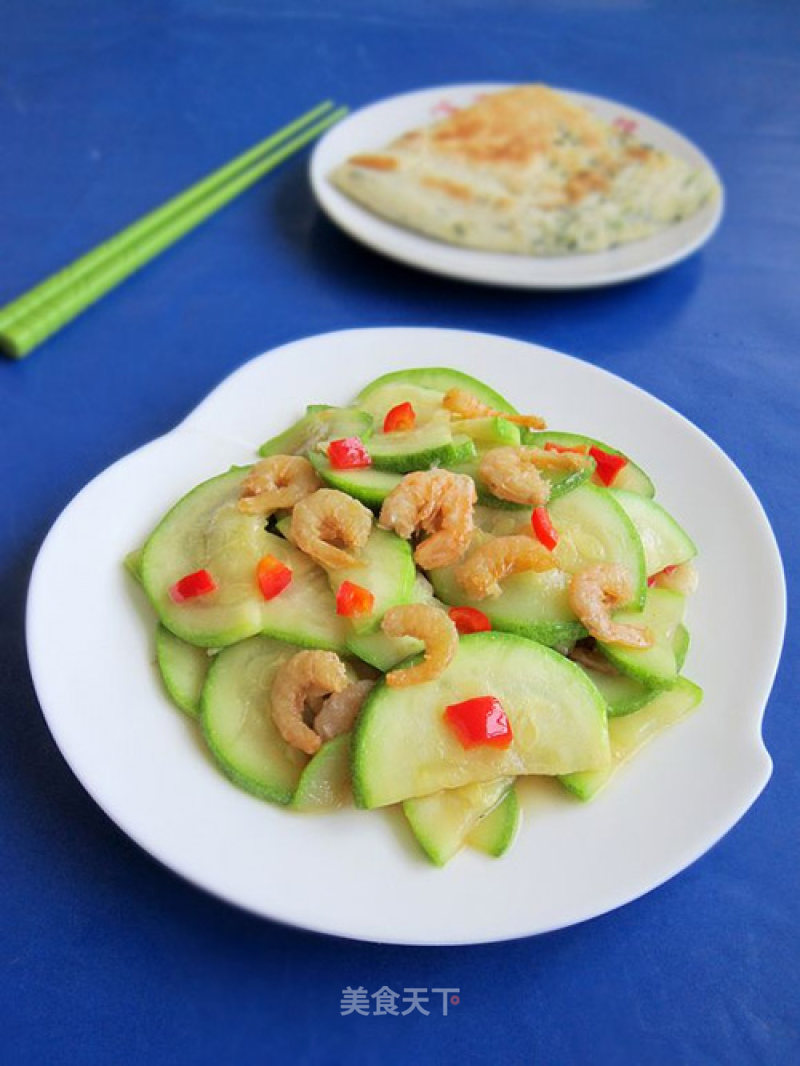Fried Zucchini with Shrimp recipe