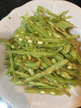 Stir-fried Lentils with Shredded Pork recipe