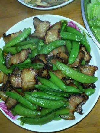 Stir-fried Sweet Beans with Bacon