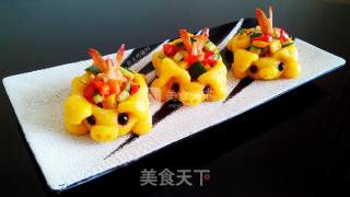 #aca烤明星大赛#golden Pig to Send Blessings recipe