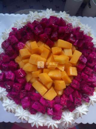 Cream Fruit Cake recipe