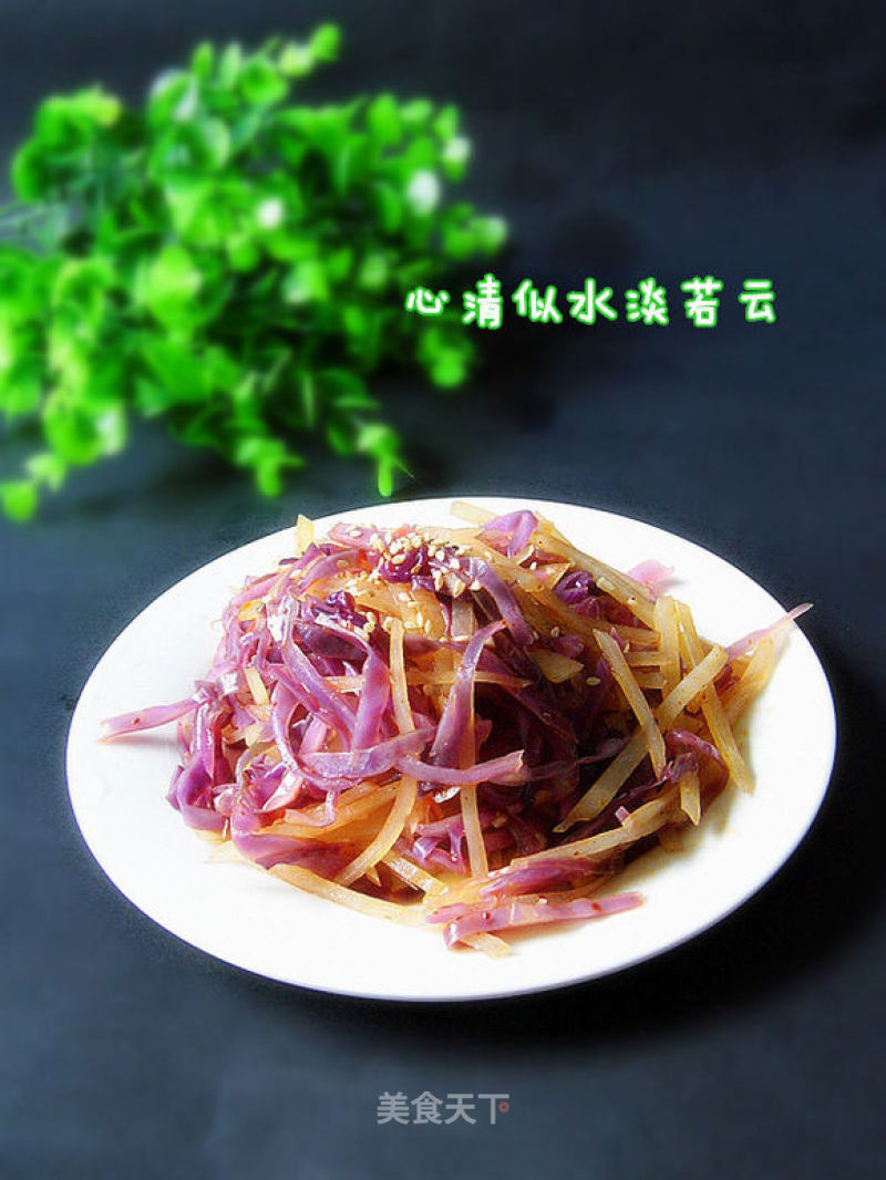 Quickly Mix Vegetables in 5 Minutes————————【mixed Cabbage and Potato Shreds】 recipe
