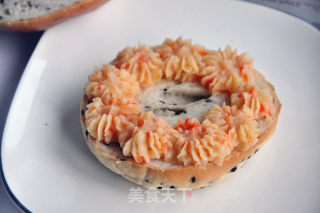#the 4th Baking Contest and is Love to Eat Festival#black Sesame Bagel Sandwich recipe