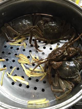 Steamed Hairy Crabs recipe