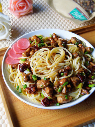 Kung Pao Chicken Pasta recipe