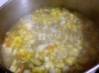 Seasonal Vegetable Shrimp Lump Soup recipe