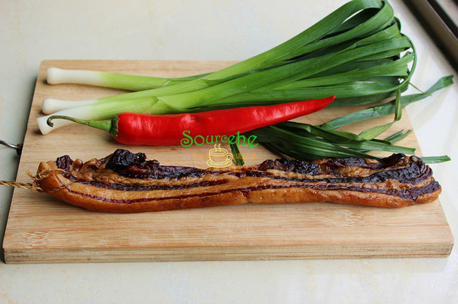 Stir-fried Garlic Sprouts with Bacon recipe