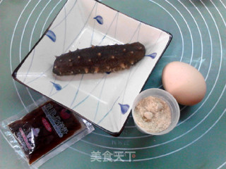 Sea Cucumber Steamed Custard recipe