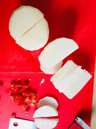 Refreshing Appetizing Radish Slices recipe