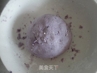 Purple Sweet Potato and Okara Glutinous Rice Cake recipe